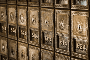 image of po boxes