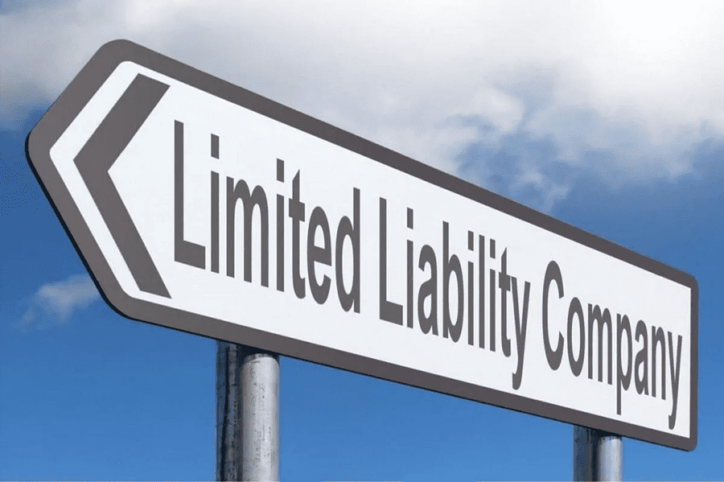 image of a sign that says limited liability company