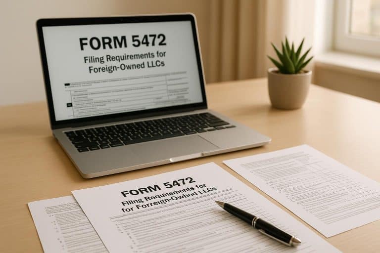Form 5472 Filing Requirements for Foreign-Owned LLCs