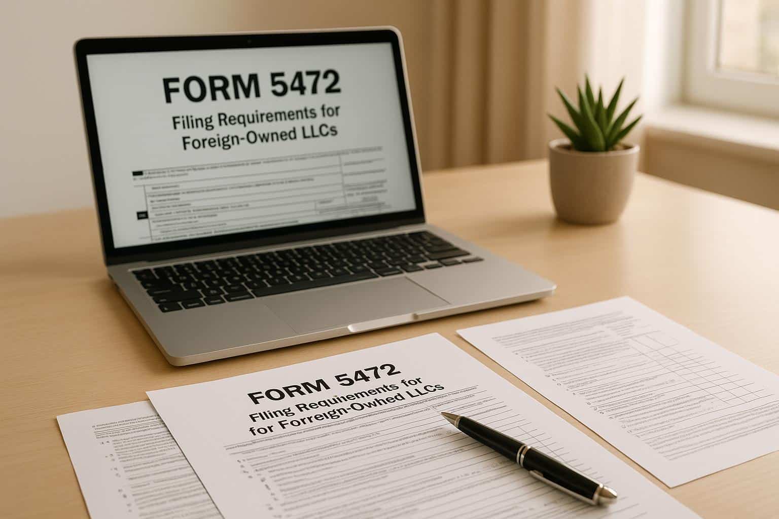 Form 5472 Filing Requirements for Foreign-Owned LLCs