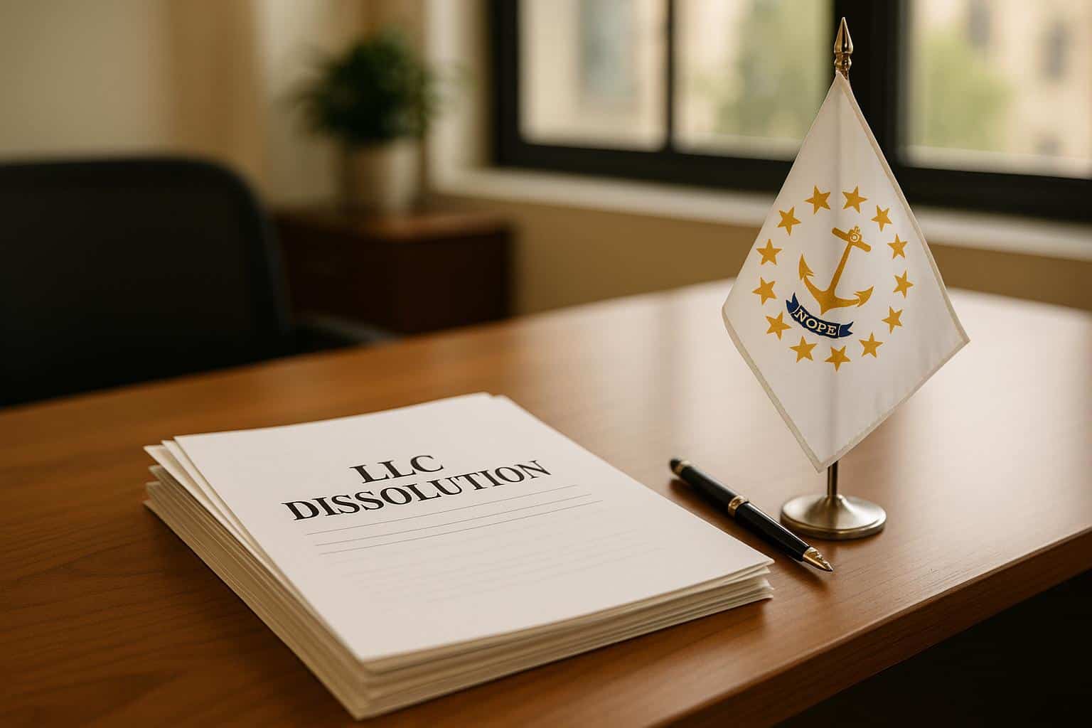 How to Dissolve an LLC in Rhode Island