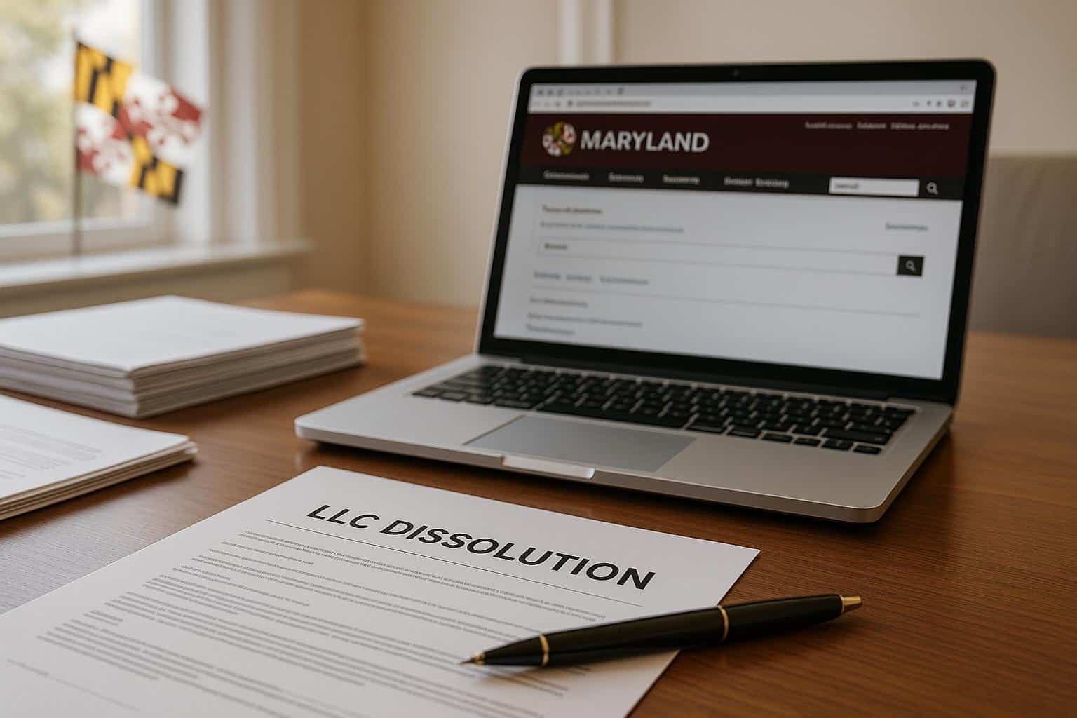 How to Dissolve an LLC in Maryland