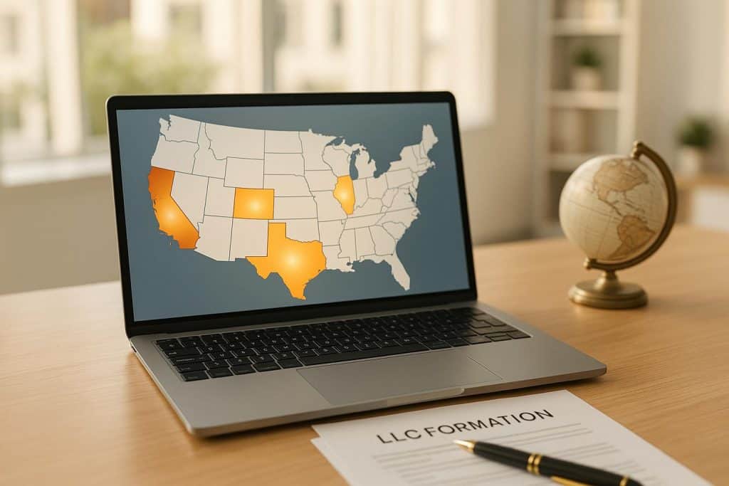 Top 5 states where international founders set up LLCs