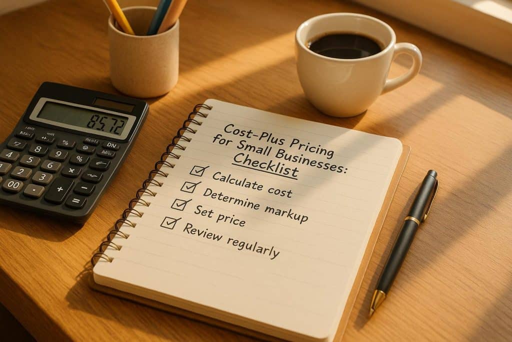 Cost-Plus Pricing for Small Businesses: Checklist