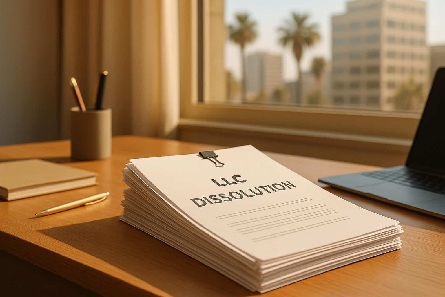 How to Dissolve an LLC in California