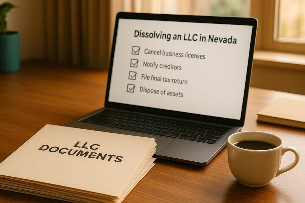 How to Dissolve an LLC in Nevada
