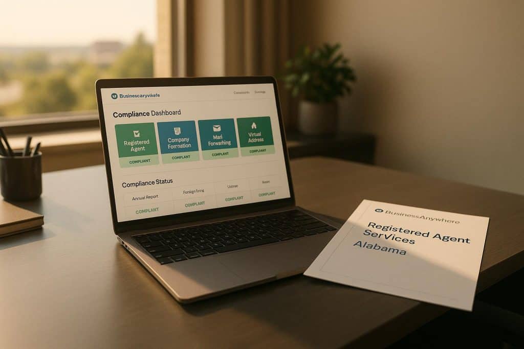 Can BusinessAnywhere Be My Registered Agent in Alabama?