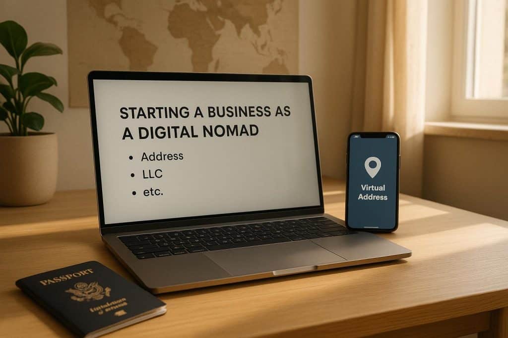 Starting a Business as a Digital Nomad: What You Need (Address, LLC, etc.)