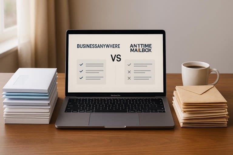 BusinessAnywhere vs Anytime Mailbox