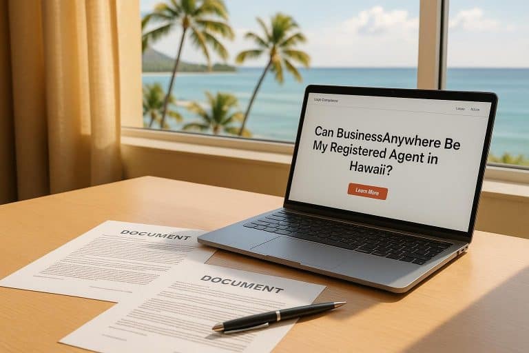 Can BusinessAnywhere Be My Registered Agent in Hawaii?