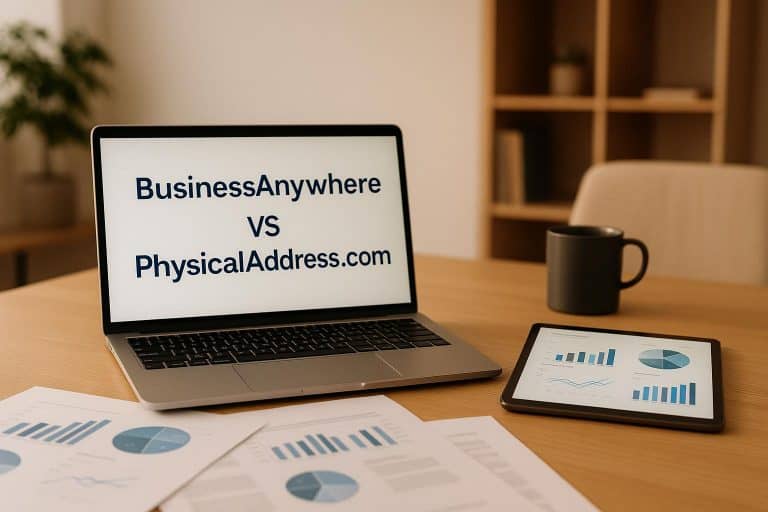 BuisnessAnywhere vs PhysicalAddress.com