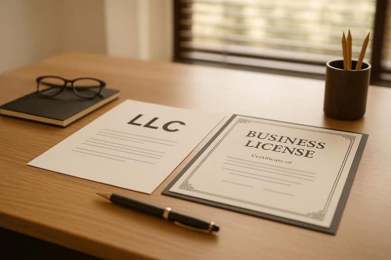 What is the difference between an LLC and a business license