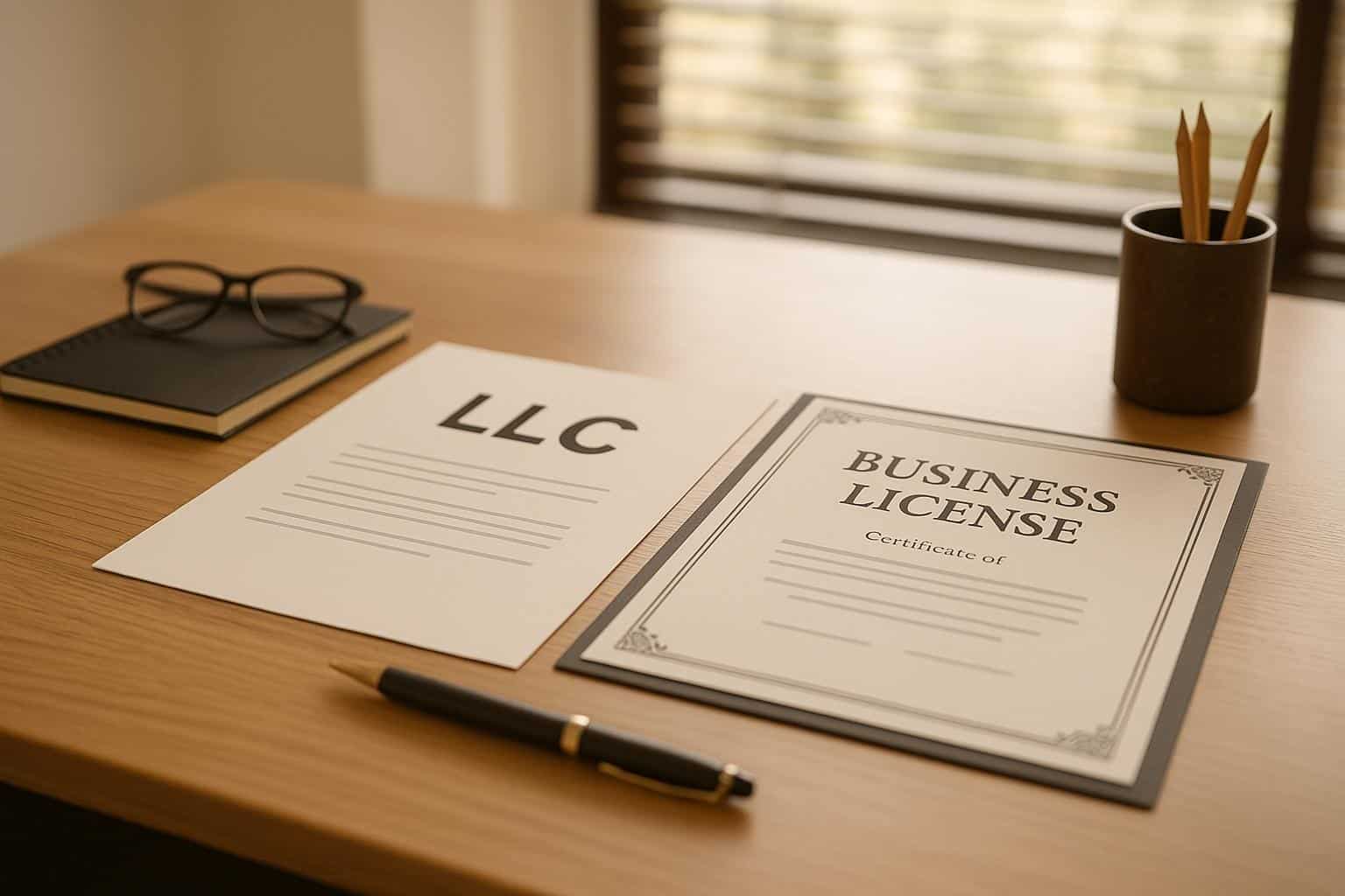 What is the difference between an LLC and a business license