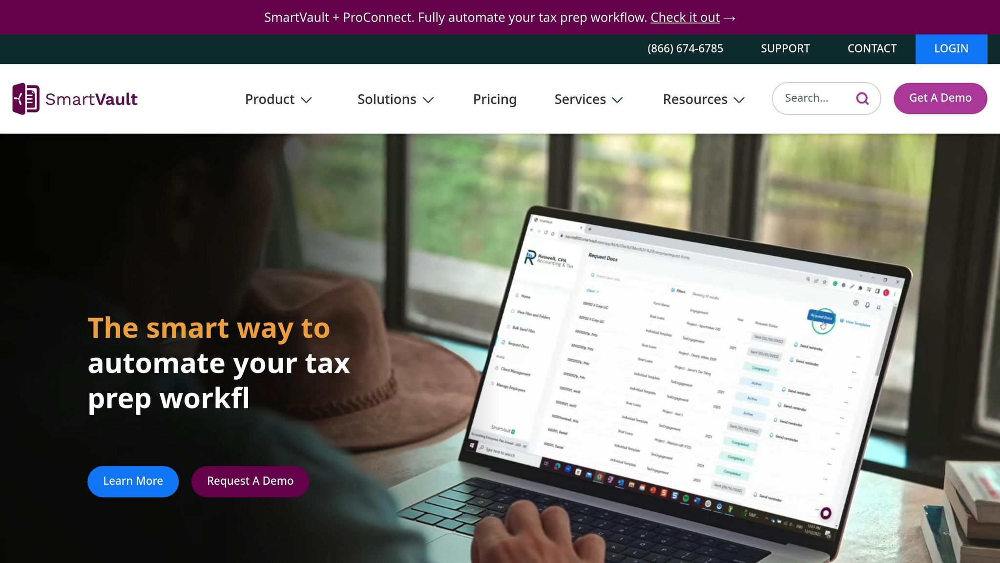 SmartVault is a cloud-based document management solution