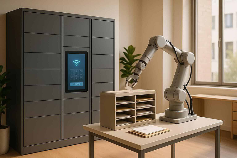 Virtual Office Trends 2025: From Smart Lockers to AI Mail Sorting