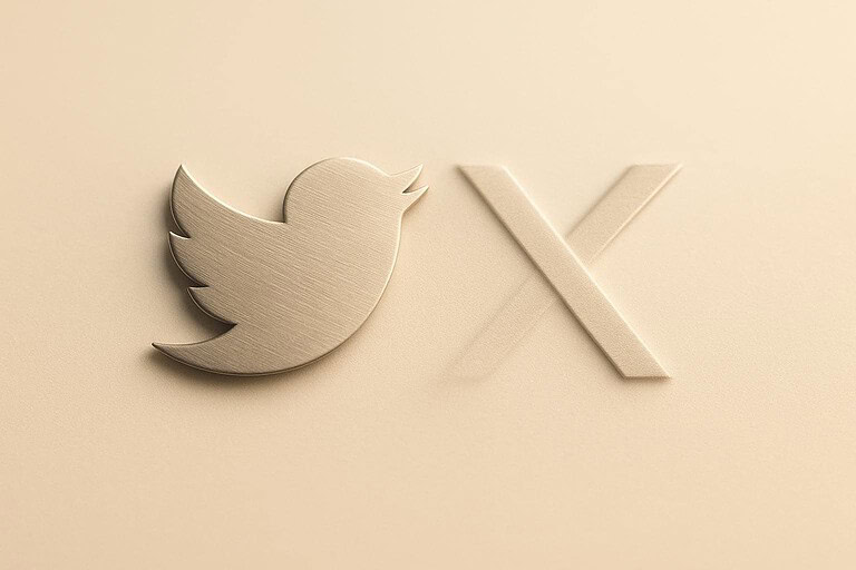 What is the meaning behind the Twitter logo
