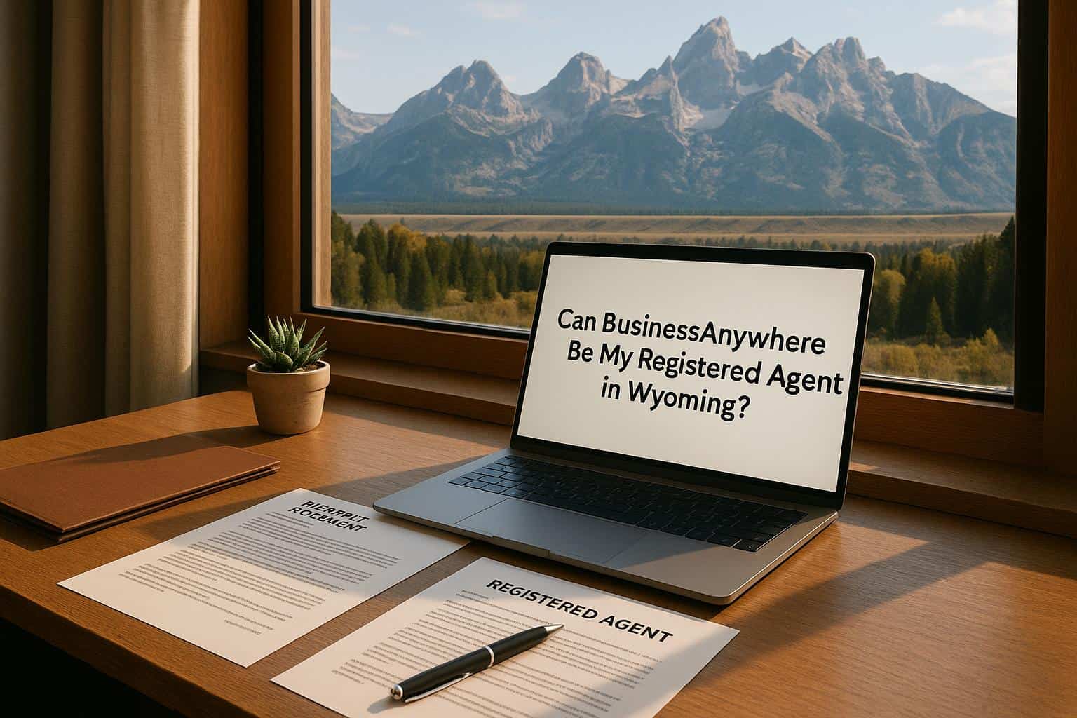 Can BusinessAnywhere Be My Registered Agent in Wyoming?