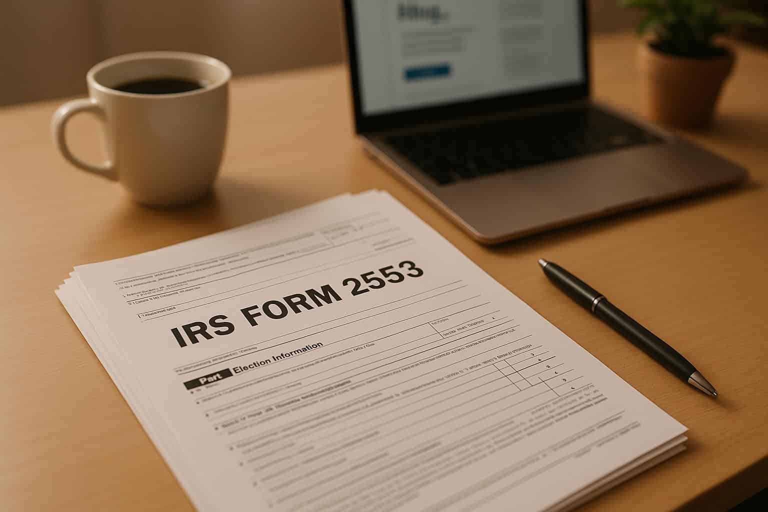 How to file IRS form 2553