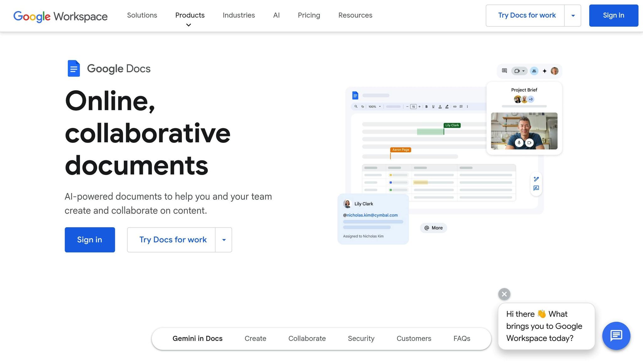 googles docs