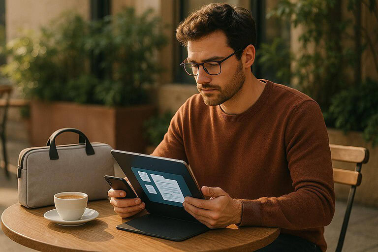Mobile Document Apps for Digital Nomads