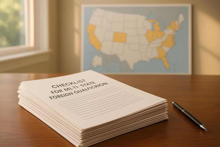 Checklist for Multi-State Foreign Qualification
