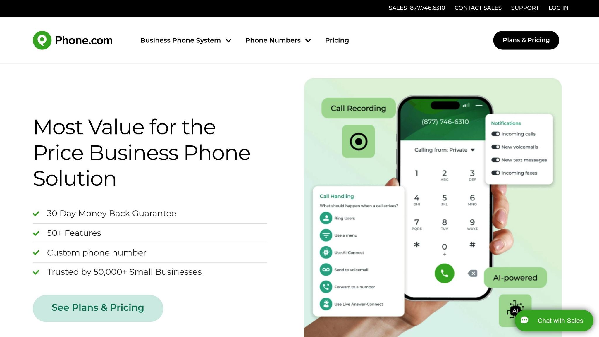 Business Anywhere offers virtual phone solutions with call recording, AI-powered features, and custom numbers for small businesses.