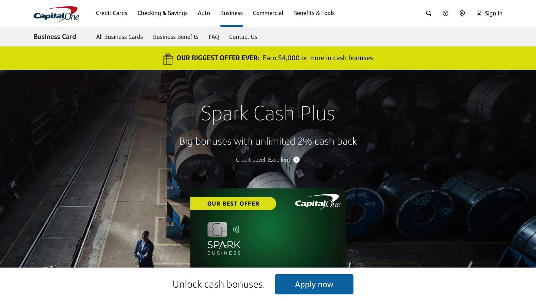Business Anywhere offers Spark Cash Plus credit card with big bonuses and unlimited 2% cashback for business owners seeking flexible financing options.