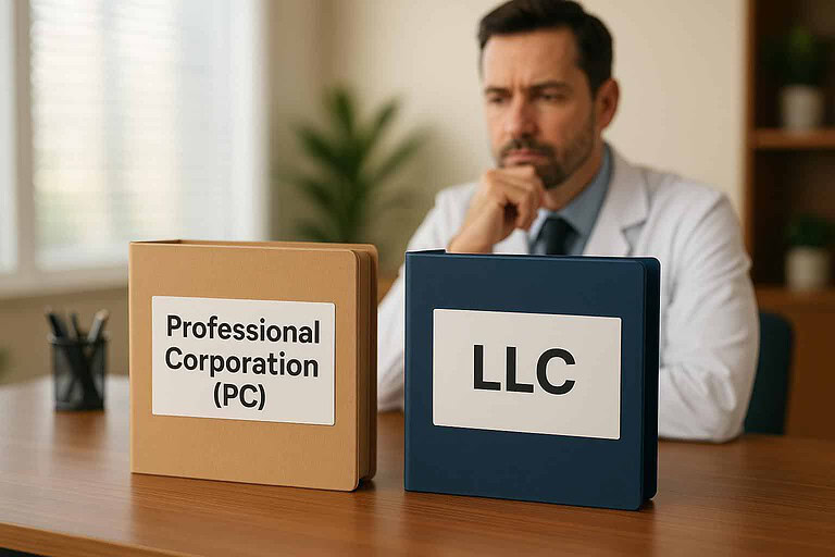 Professional Corporation vs LLC for Licensed Professionals