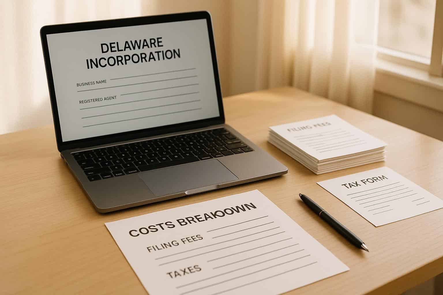 Delaware Incorporation: Costs Breakdown