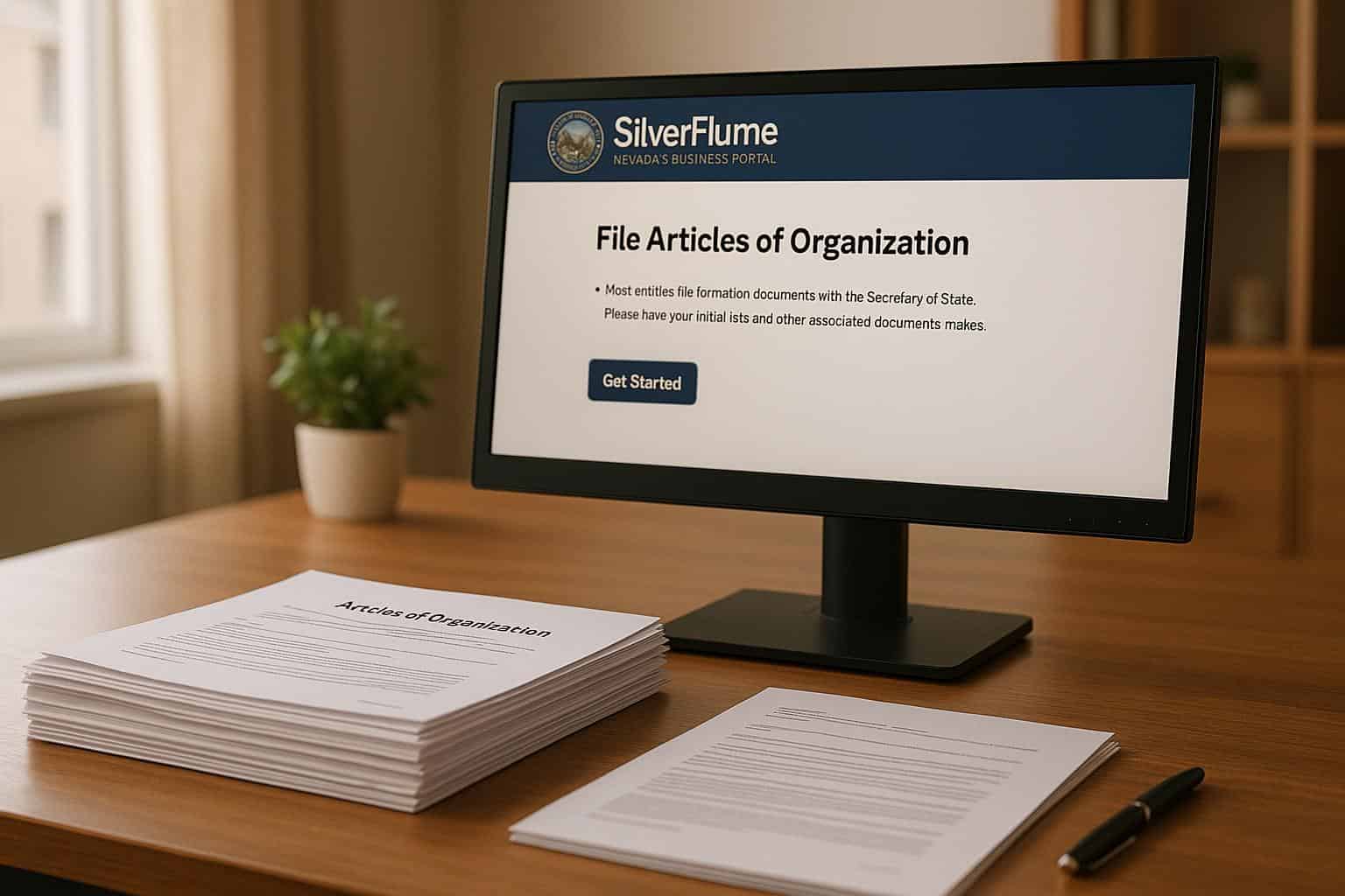 How to File Articles of Organization in Nevada
