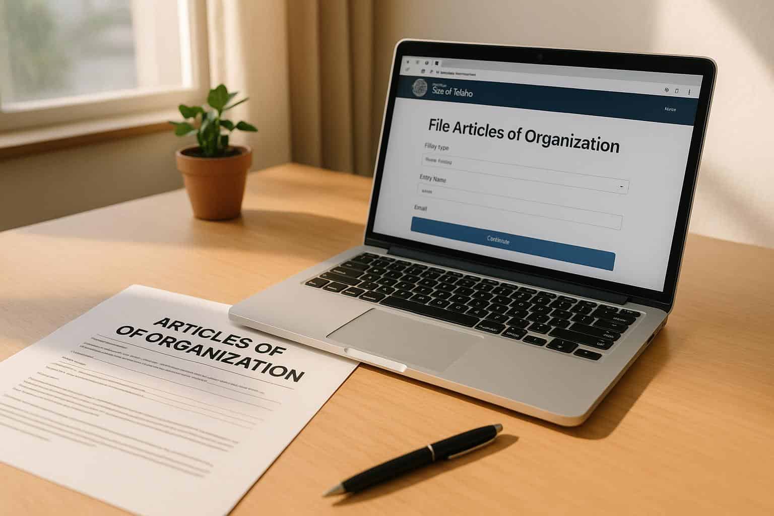 How to File Articles of Organization in Idaho