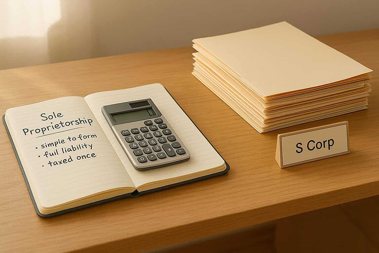 Sole Proprietorship vs S Corp: When to Incorporate