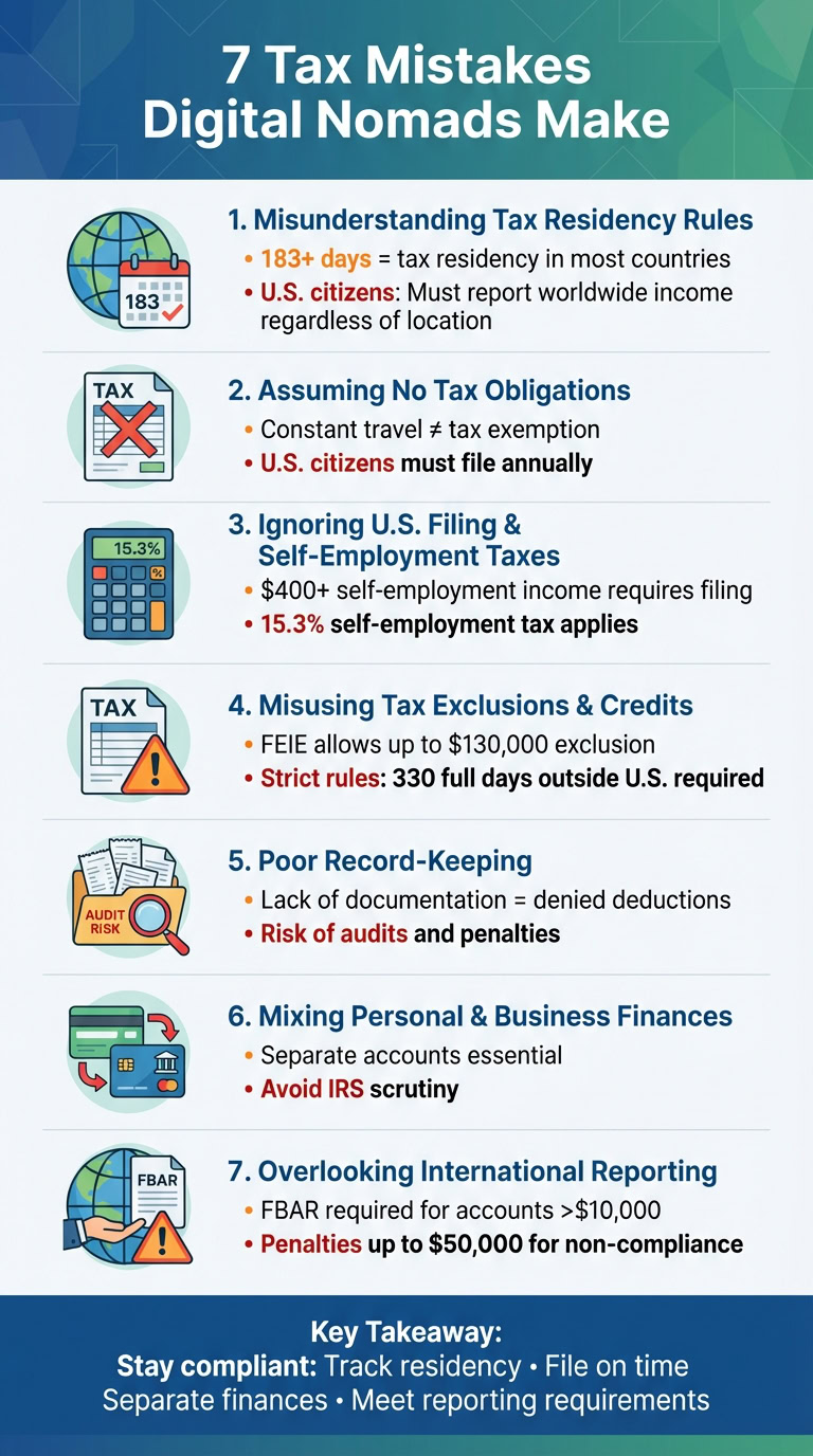 7 Common Tax Mistakes Digital Nomads Make and How to Avoid Them