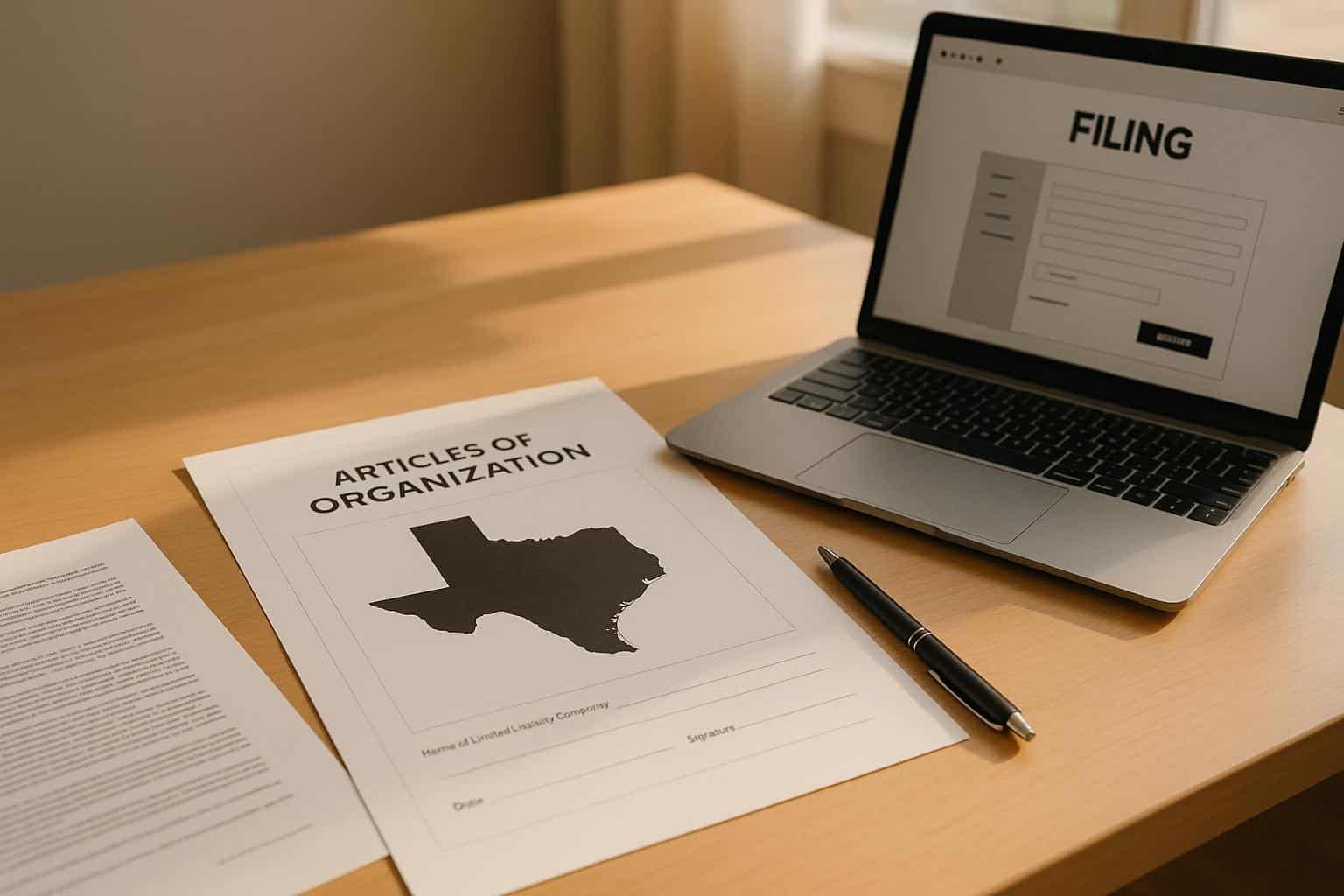How to File Articles of Organization in Texas