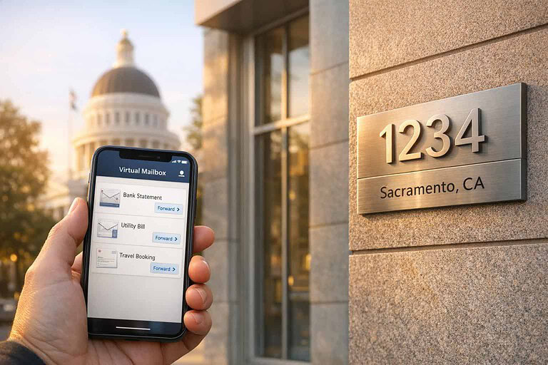 Virtual Mailbox in Sacramento, California: Mail Scanning, Forwarding and a Real Street Address