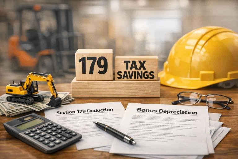 Section 179 Deduction and Bonus Depreciation: Big Tax Savings on Equipment