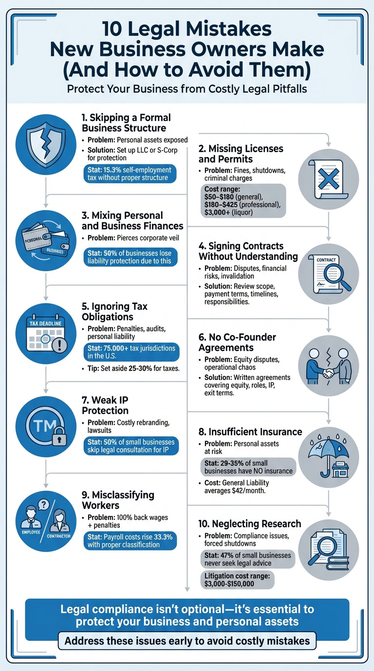 10 Common Legal Mistakes New Business Owners Make and How to Avoid Them