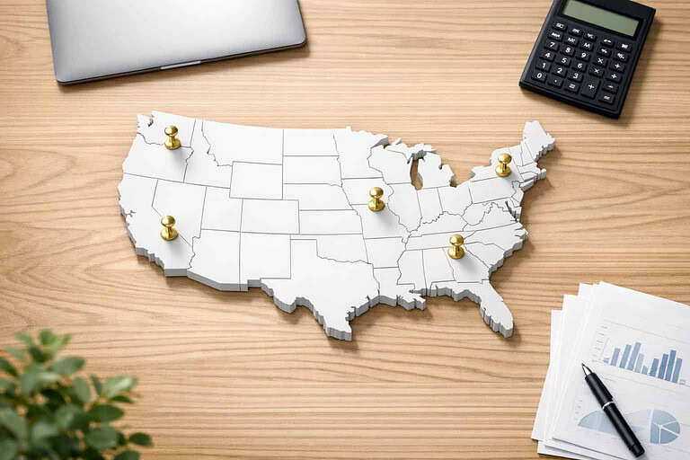 Tax-Friendly States: The Top 5 States with the Lowest Taxes for Businesses