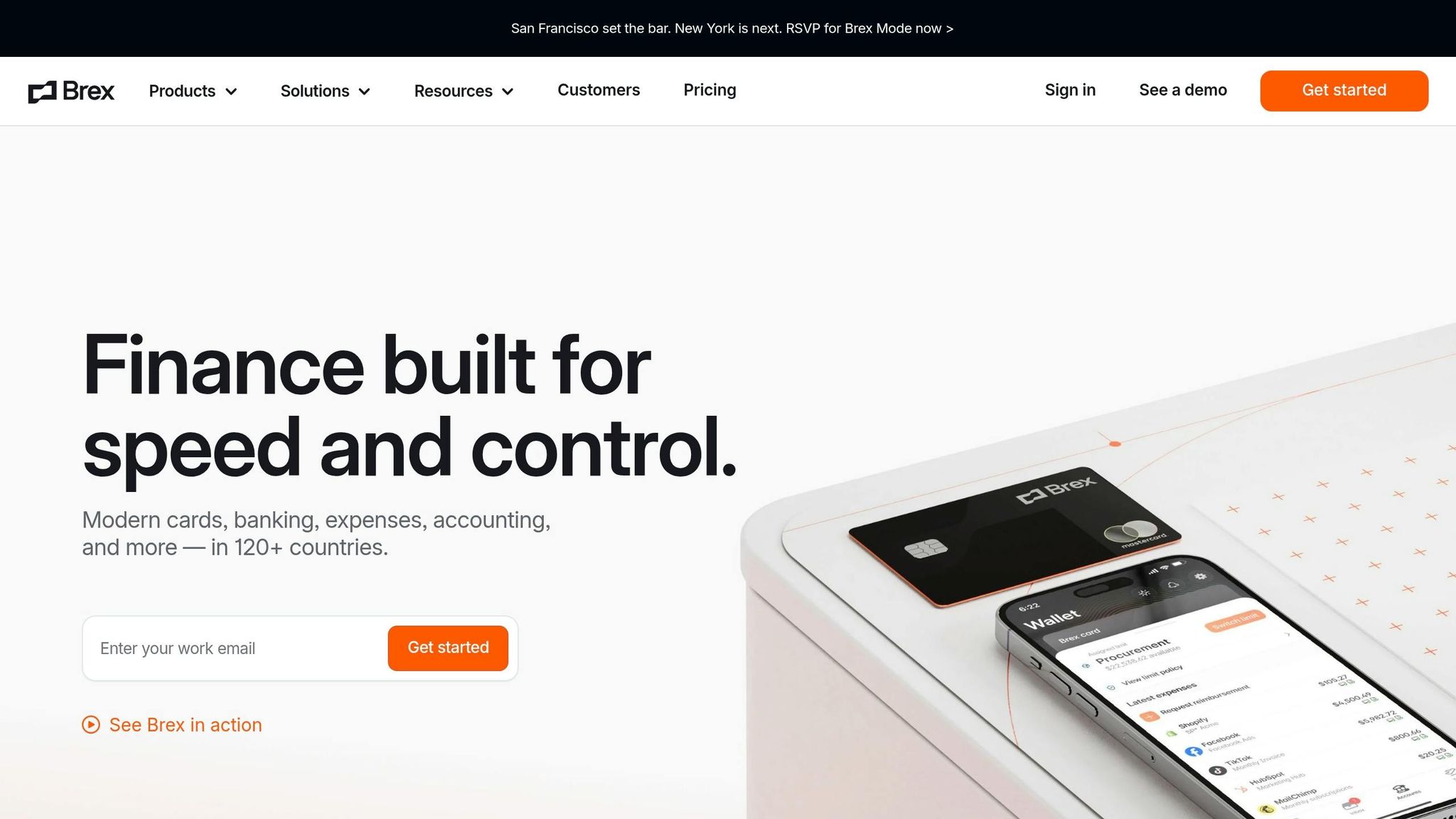 Modern financial management platform with a digital card and mobile app for global entrepreneurs managing money overseas.