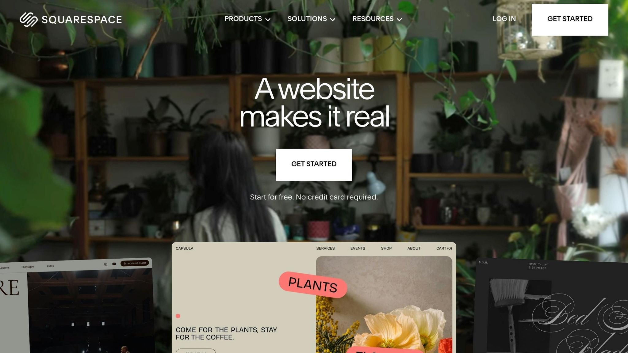 Screenshot of Business Anywhere website showcasing e-commerce solutions for new businesses with a focus on online store setup and growth.