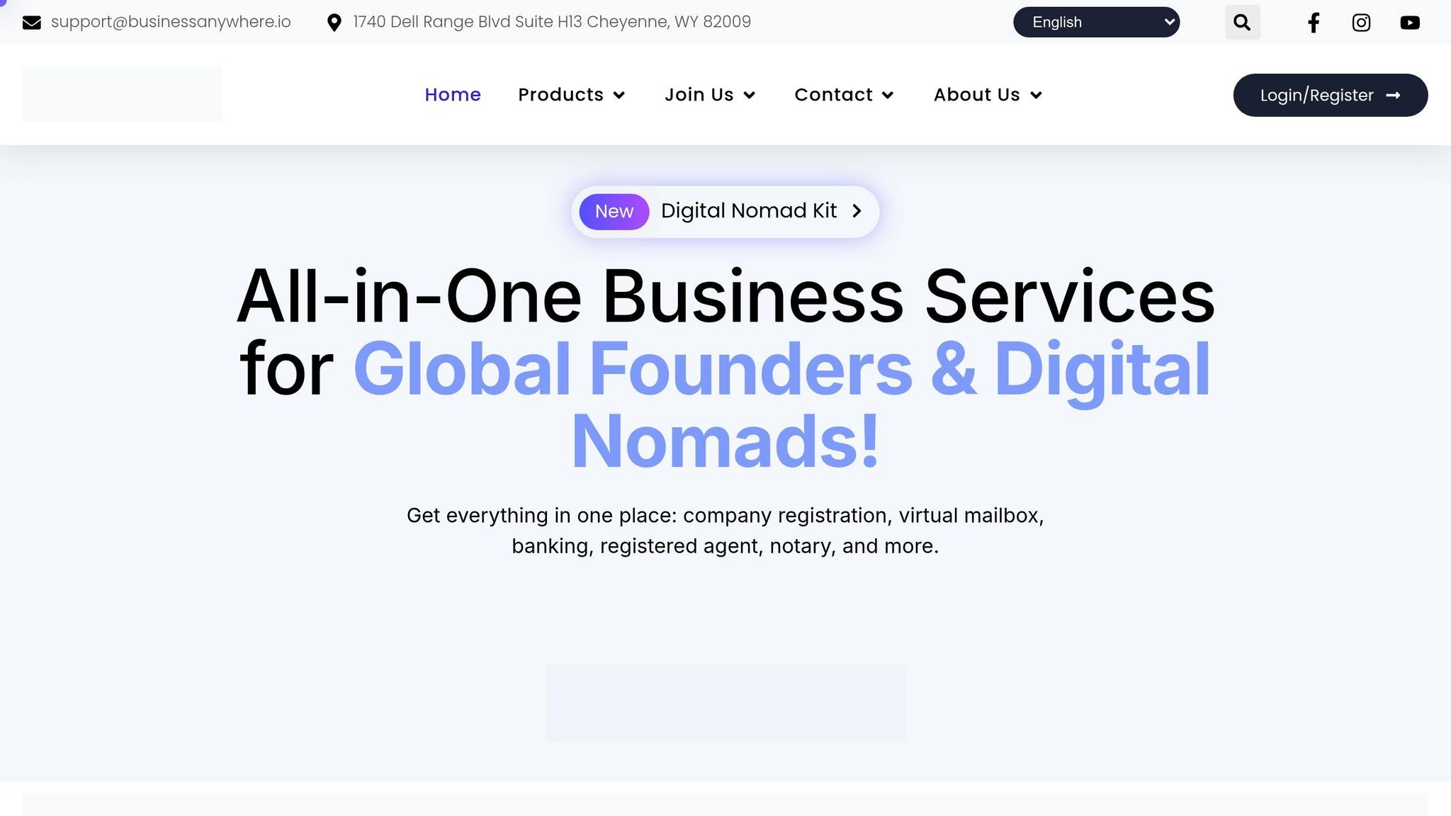 Business Anywhere offers comprehensive digital tools for global entrepreneurs, including virtual mailbox, banking, and notary services, supporting international business management.