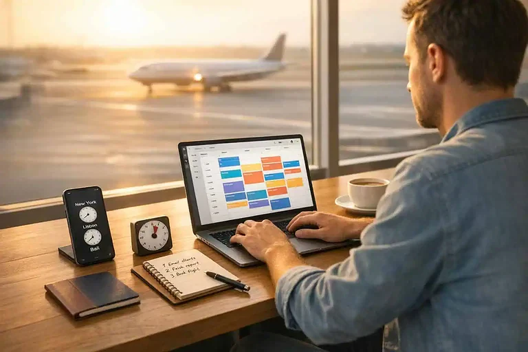 Time Management for Digital Nomads: Balancing Travel and Business Responsibilities