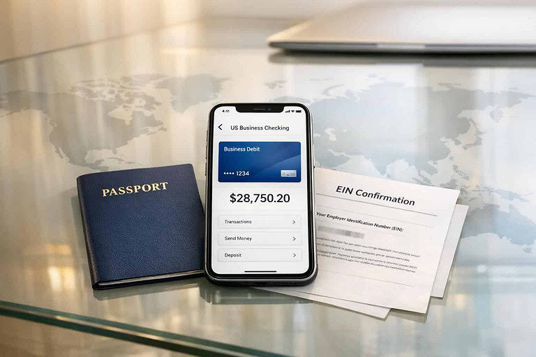 How to Get a US Business Bank Account Without a US Address or SSN