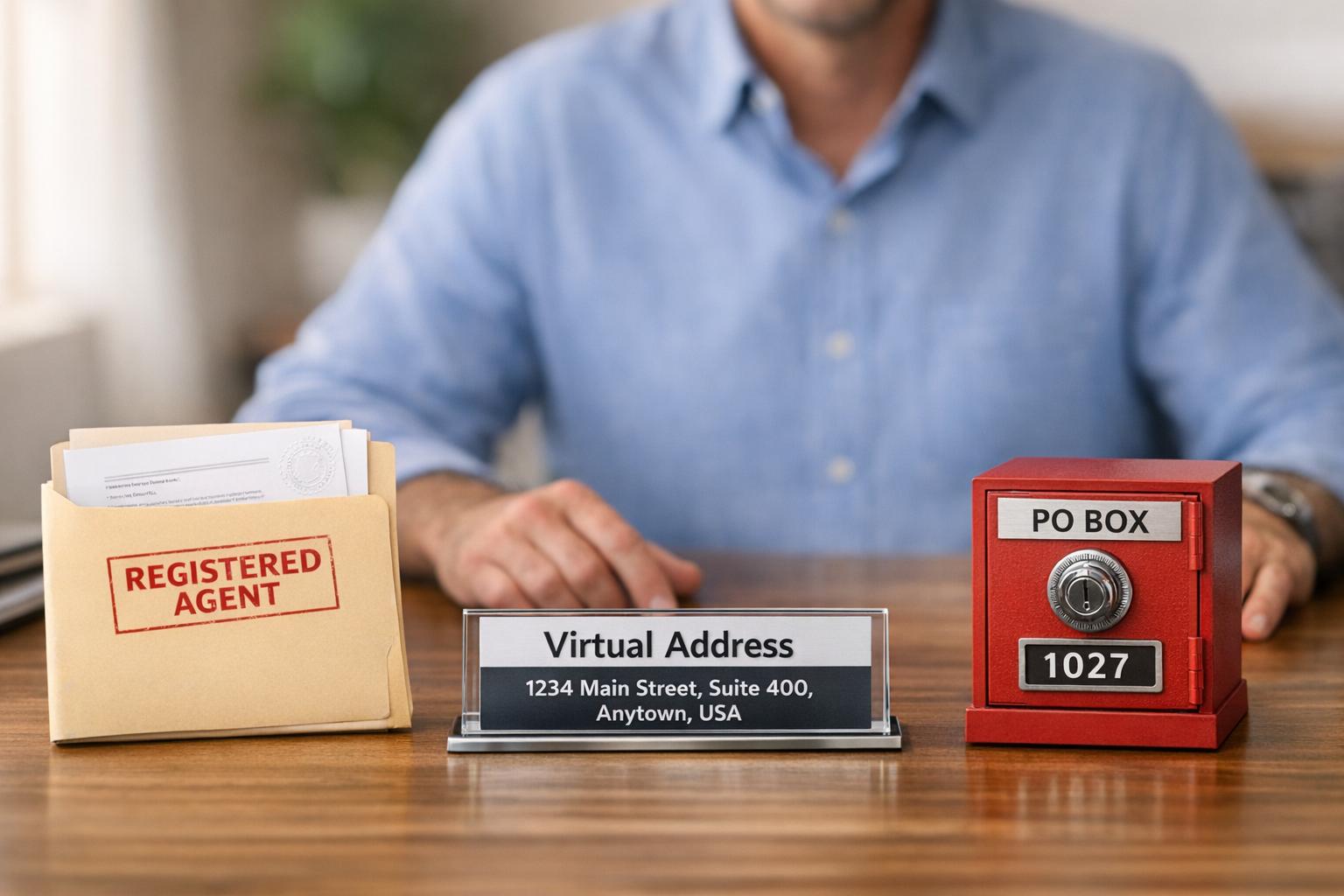Registered Agent vs Virtual Address vs PO Box