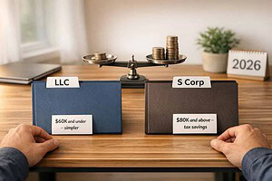 S Corp vs LLC: Which Structure Saves More on Taxes in 2026?