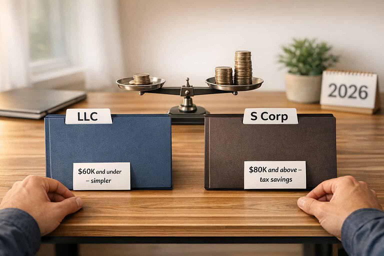 S Corp vs LLC: Which Structure Saves More on Taxes in 2026?