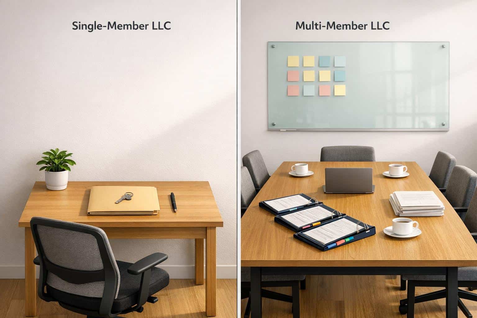 Single-Member LLC vs Multi-Member LLC: Taxes, Control, and Paperwork