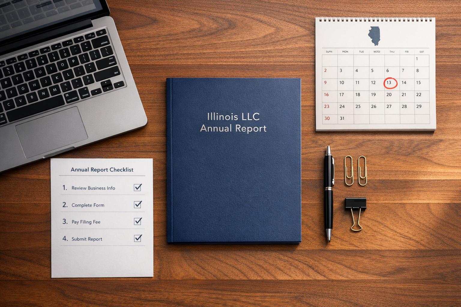 Illinois LLC Annual Report Filing Guide