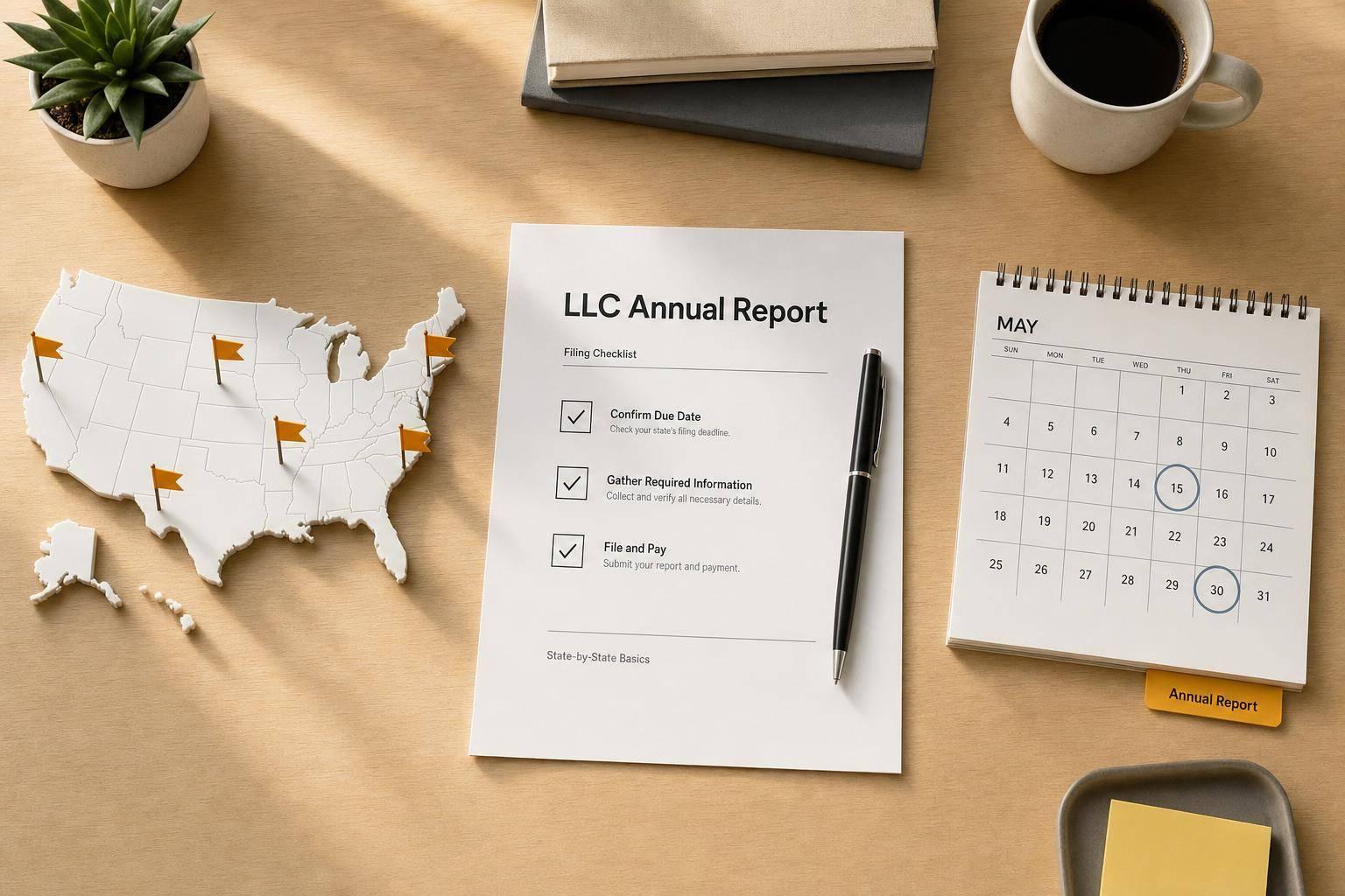 How to File an LLC Annual Report (State-by-State Basics)