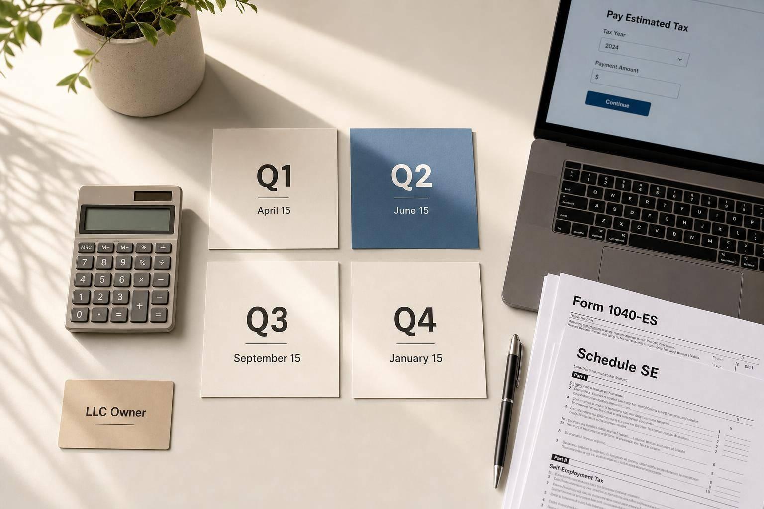 Quarterly Estimated Taxes for LLC Owners: A Simple Guide